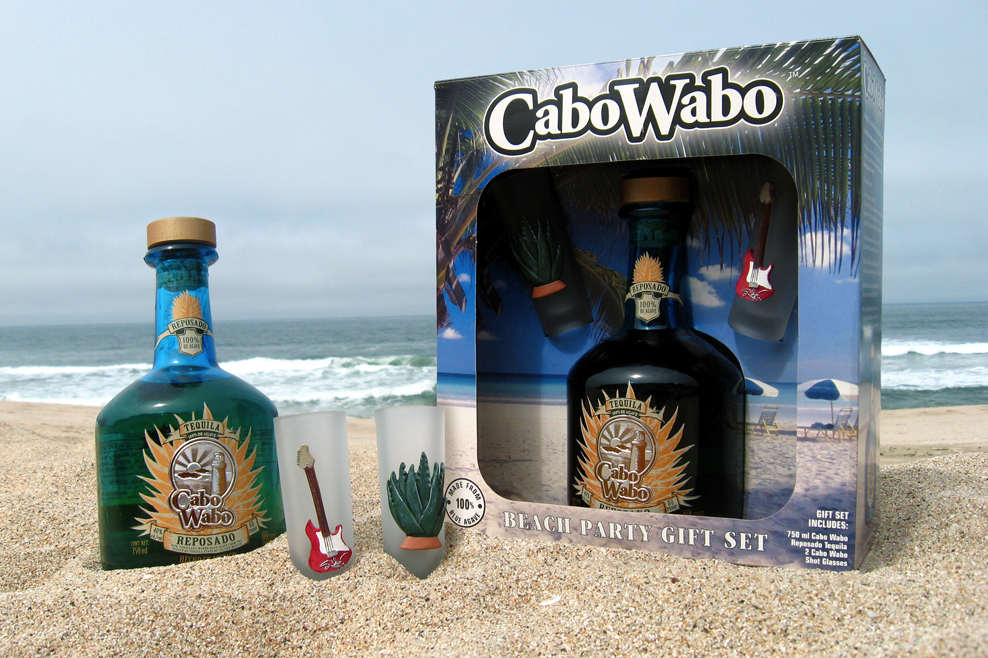 Cabo Wabo Beach Party Gift Set Package Design