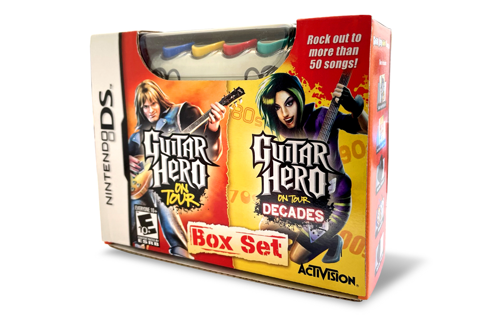 Guitar Hero On Tour Box Set Package Design