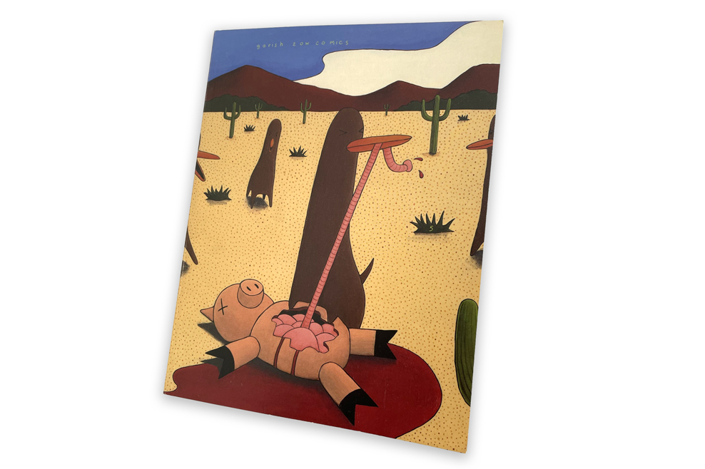 Illustration for cover of Garish Zow comics no. 5