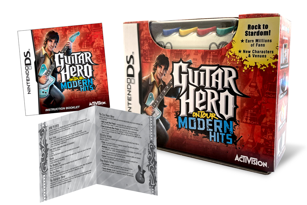 Guitar Hero On Tour Modern Hits Package Design