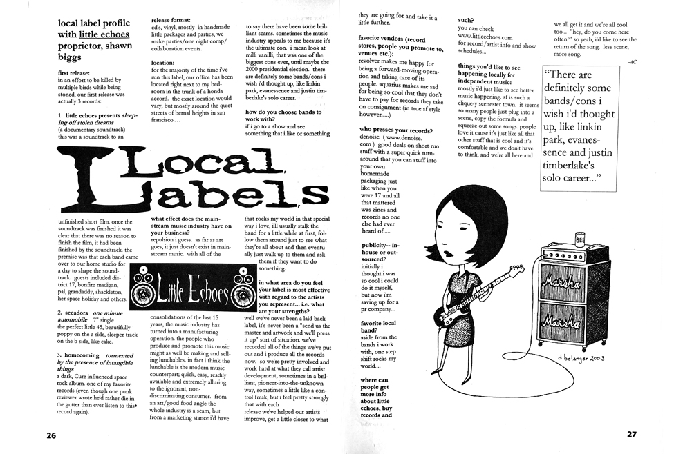 Illustration for Indie Fly magazine