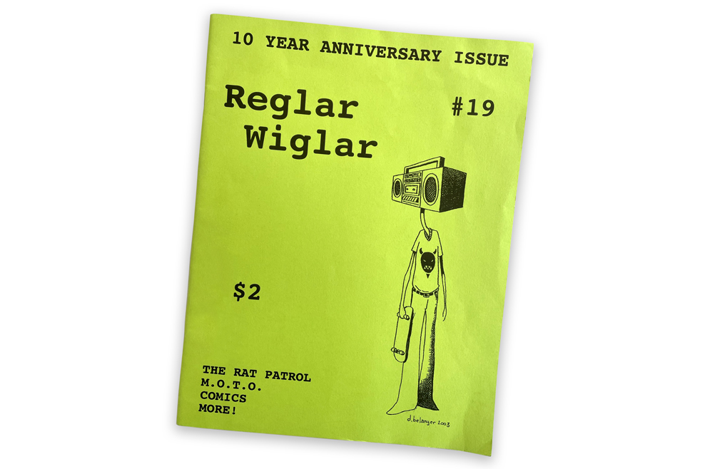 Illustration for cover of Reglar Wiglar no. 19