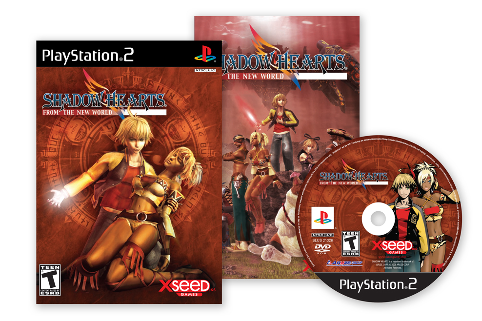 Shadow Hearts from the New World PS2 Package Design