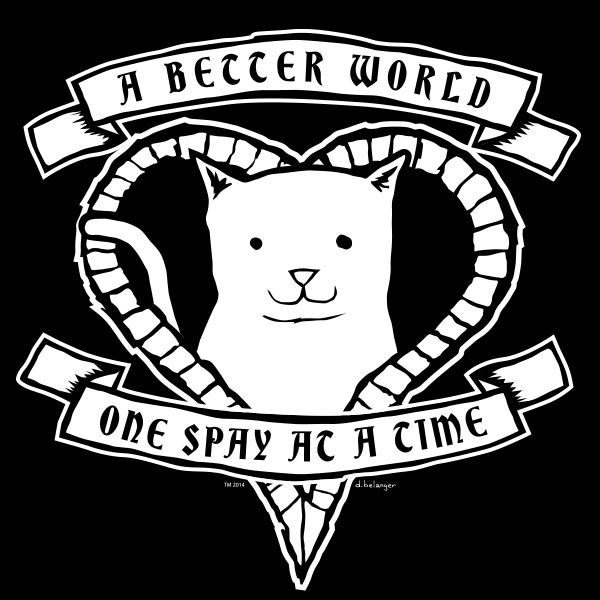 Illustrations for Peninsula Humane Society and SPCA  t-shirts